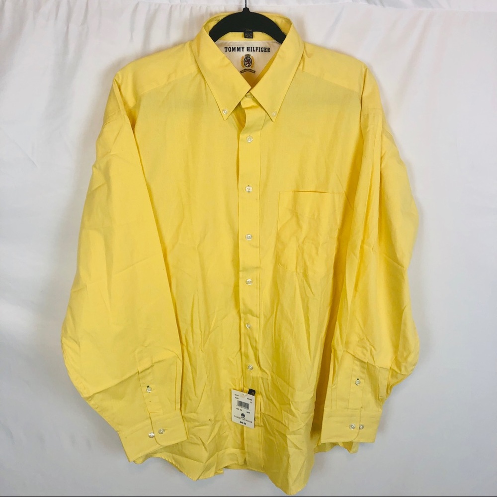 Tommy Hilfiger Vintage Mens Dress Shirt 16 1/2